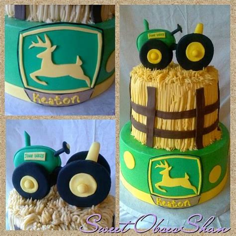 John Deere Decorated Cake By Sweet Obsesshan Cakesdecor