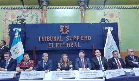 El TSE De Guatemala Pide Amparo Frente A Ocho Instituciones Del Estado