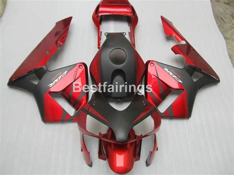 Injection Molded ABS Plastic Fairings For Honda CBR600RR 03 04 Wine Red