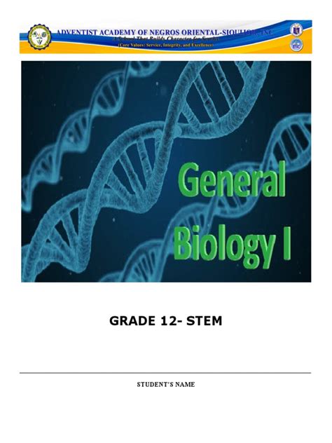 General Biology 1 Module Week 1 2 1 | PDF 