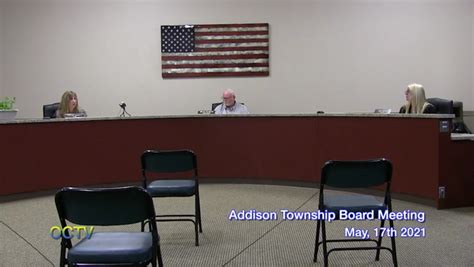 Addison Township Board Meeting May 17th 2021 Oxford Community Tv Free Download Borrow And