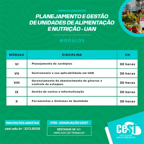 Inscrições Abertas Para Nova Turma Da Especialização Em Planejamento E