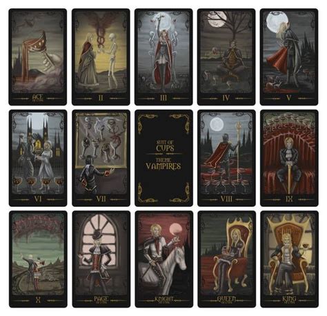 Gothic Horror Tarot Cards Major Arcana And Back By Tobiasvyseri On