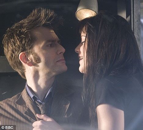 Who Are You Kissing Now Doc David Tennant And Michelle Ryan Get Close