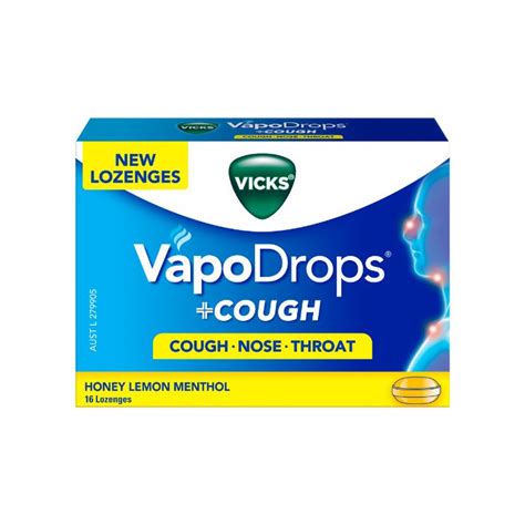 NHG Pharmacy Online Vicks Vapodrops Cough Lozenges Honey Lemon