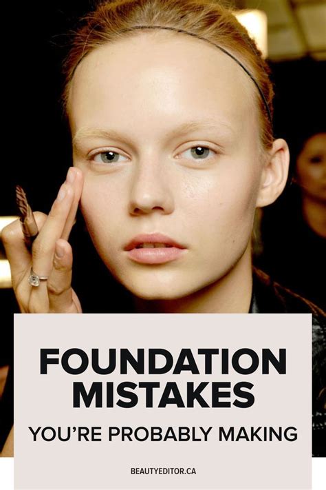 How To Apply Foundation The 7 Mistakes Youre Probably Making Skin