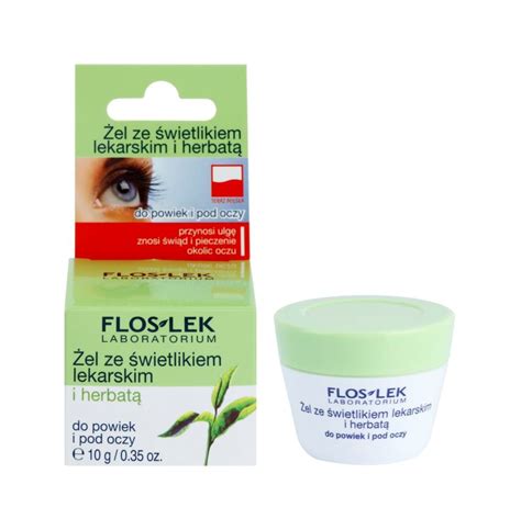 FlosLek Laboratorium Eye Care gel contour des yeux à l euphraise et thé