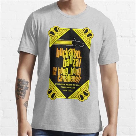 Buckaroo Banzai 2011 Tour Yellow Version 2 T Shirt For Sale By