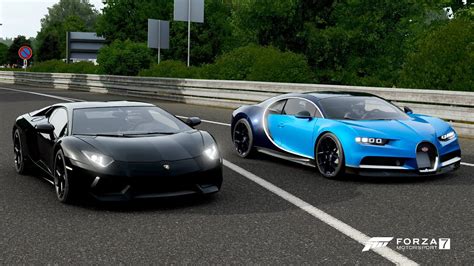 Bugatti Vs Lamborghini Aventador