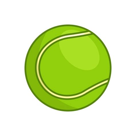 Premium Vector Tennis Ball Icon Vector Design Template Simple And Clean