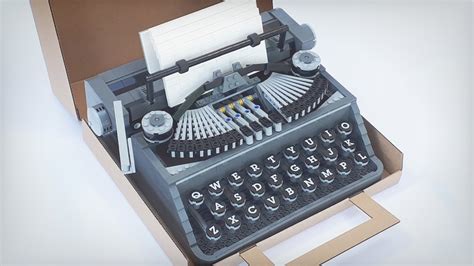 This Functioning LEGO Typewriter Might Go Into Production - SolidSmack