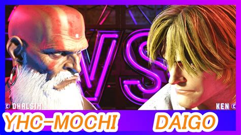 SF6 YHC Mochi Dhalsim vs Daigo Ken Street Fighter 6 Replay スト6 YHC 餅