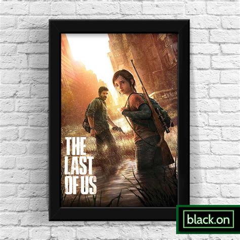 Quadro Com Moldura Poster Decorativo Game Geek Jogo The Last Of Us Tlou