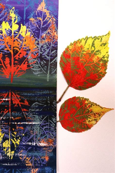 Leaves Painting Acrylic Leaf Art Artofit