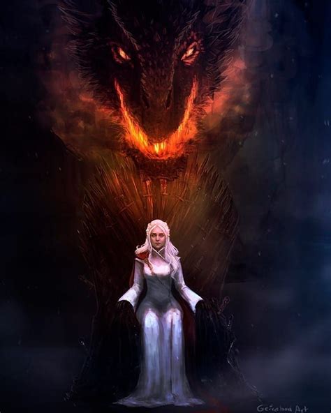 Game Of Thrones Fanart On Instagram Queen Of The Ashes By Geirahod