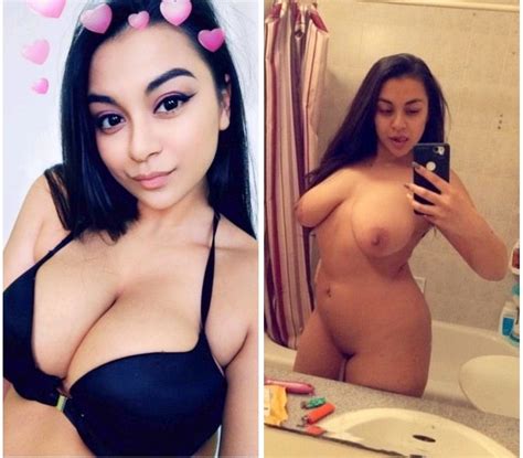 Horny Gf Can T Resist Taking Some Hot Selfies For Her Naughty Bf