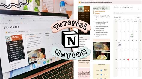 Tutorial No Notion Como Organizar Seus Estudos Template Para