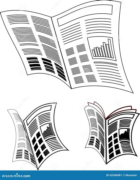 Newspaper icon stock illustration. Illustration of advice - 43346081