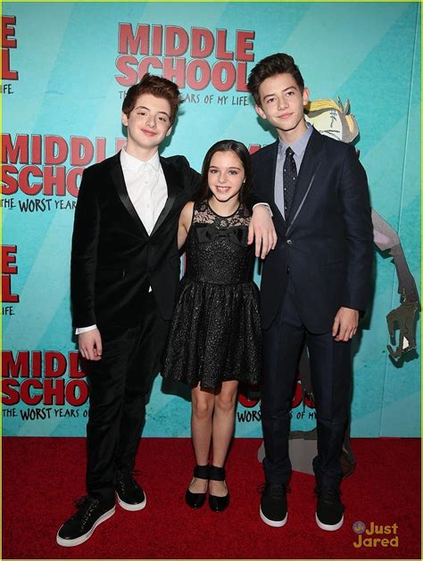 Thomas Barbusca And Griffin Gluck Premiere Middle School In Nyc With