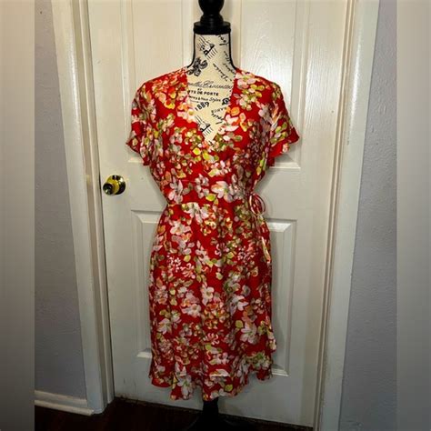 J Jill Dresses Jjill Floral Wrap Dress Poshmark