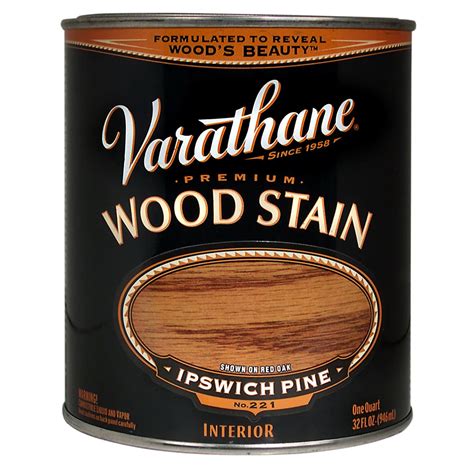 Varathane H Quart Ipswich Pine Premium Wood Stain Walmart