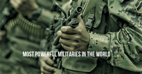 Most Powerful Armies In The World Around The World