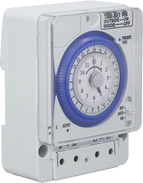 Amazon.com: Kadimendium Mechanical Time Control Switch, 100‑240VAC ... 