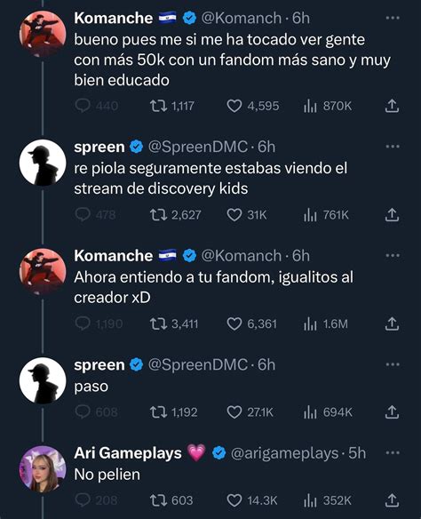 Komanche Es Funado Por Pelearse Con Spreen Pero Ari Gameplays Ya Los Paró