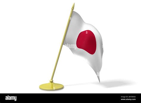 3D flag of Japan Stock Photo - Alamy