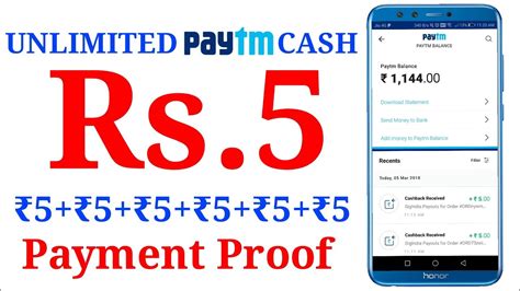 Expire 1100 Payment Proof Unlimited Paytm Cash Loot Per Refer