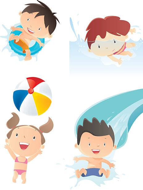 Inflatable Water Park Illustrations Royalty Free Vector Graphics