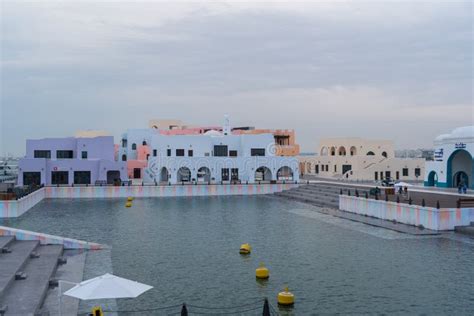 Old Doha Port in Mina District. Tourist Attractions in Qatar Editorial ...