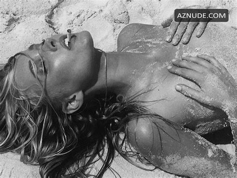 Elsa Hosk Topless Hot Photos Covered In Sand Aznude