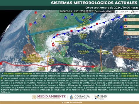 La Jornada Se Forma Tormenta Tropical Francine En El Golfo De M Xico