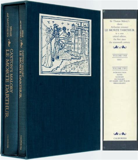 Publication Caxton S Malory A New Edition Of Sir Thomas Malory S Le