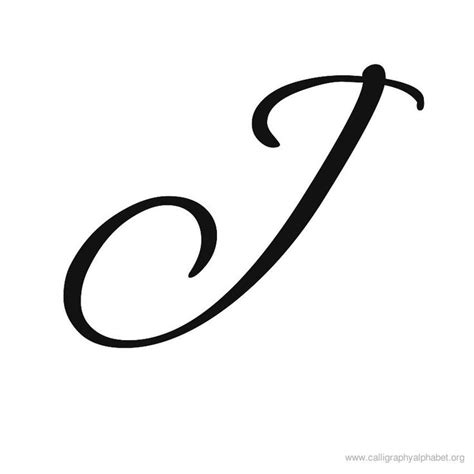 Calligraphy Alphabet Cursive J Brush Calligraphy Alphabet