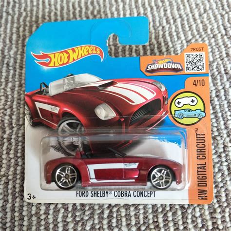 Hot Wheels Ford Shelby Cobra Concept Red HW Digital Circuit Etsy