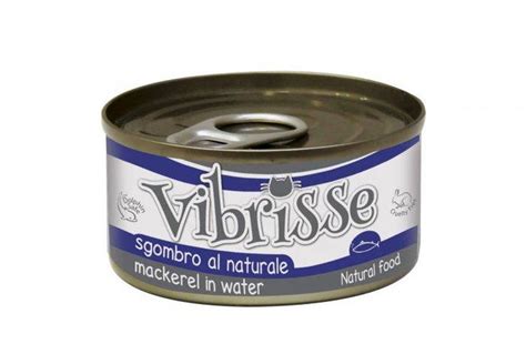 Купить Консервы для котов натуральные Vibrisse 70 г. с макрелью Влажный ...