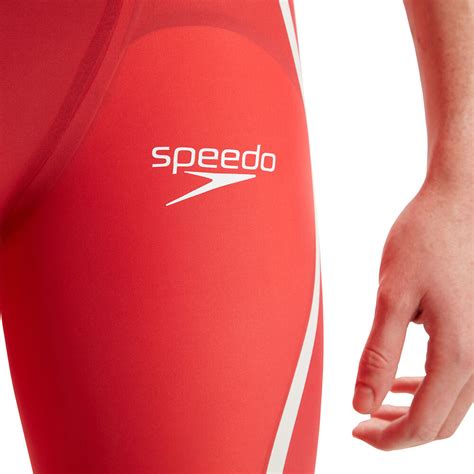 Mens Fastskin Lzr Pure Intent 2 0 High Waist Jammer Flame Red White