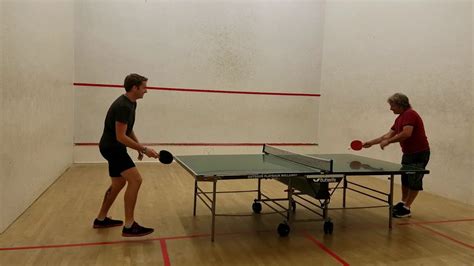 Playing Table Tennis At Loughborough Leisure Centre England Uk