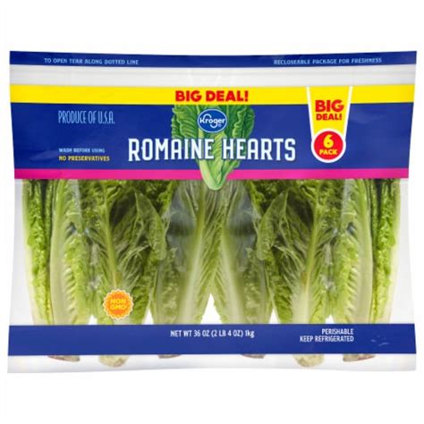 Kroger Romaine Lettuce Hearts BIG Deal 36 Oz Ralphs