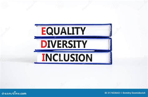 Edi Equality Diversity Inclusion Symbol Concept Words Edi Equality