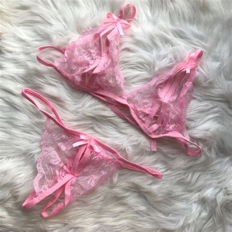 Set Sexy Lingerie Set Bra Panty For Women Crotchless Underwear For Hot Sex Bikini T Back