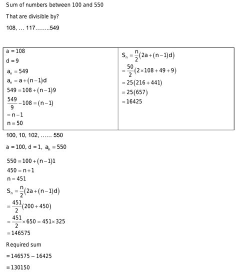 Find The Sum Of All Integers Between And Which Are Not