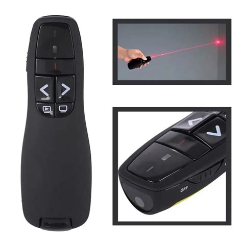 Ghz Wireless Presenter With Red Laser Pointers Pen Usb Rf Remote