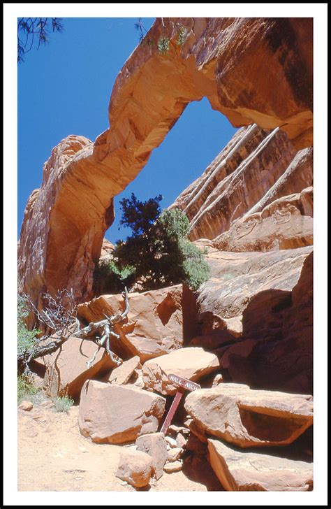 Utah S Wall Arch 1989 Collapsed In 2008 On A Visit To Flickr