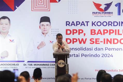 Wujudkan Target Double Digit Pemilu 2024 Partai Perindo Perkuat Struktur