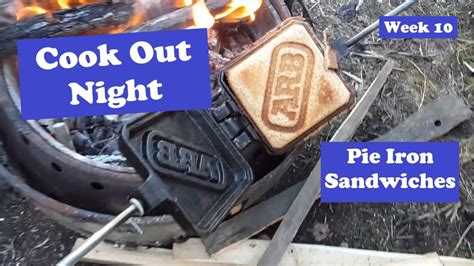 Pie Iron Sandwiches Over The Fire Outdoor Camp Cooking Cook Out