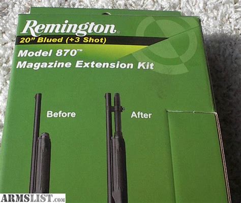 Armslist For Sale Remington 870 1100 1187 12 Ga 12ga Extended Magazine 3 Shot Mag Extension Kit