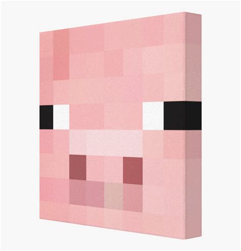 Printable Minecraft Pig Face